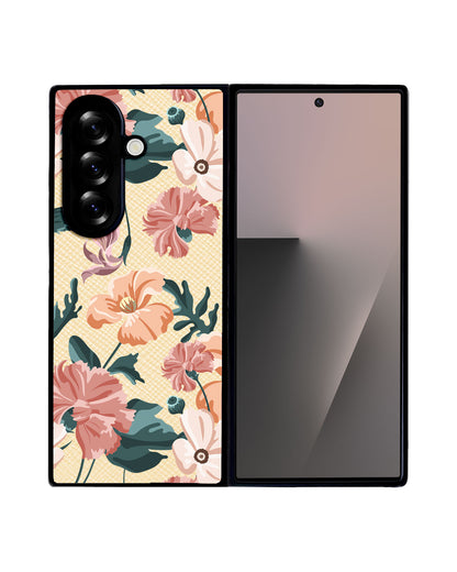 Android Flip / Fold Leather Grip - Botanical Garden 1.0
