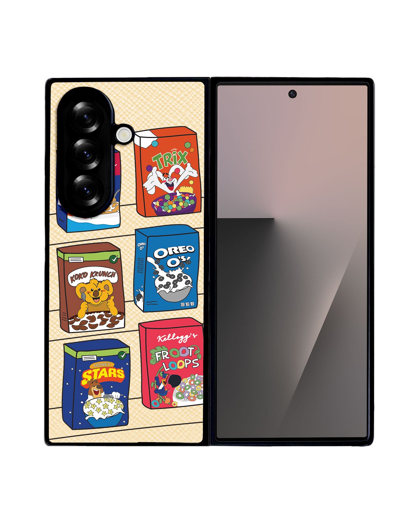 Android Flip / Fold Leather Grip - Cereal Boxes 1.0