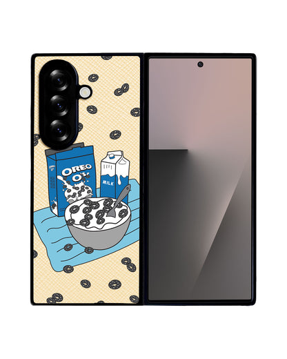 Android Flip / Fold Leather Grip - Cereal O's 1.0