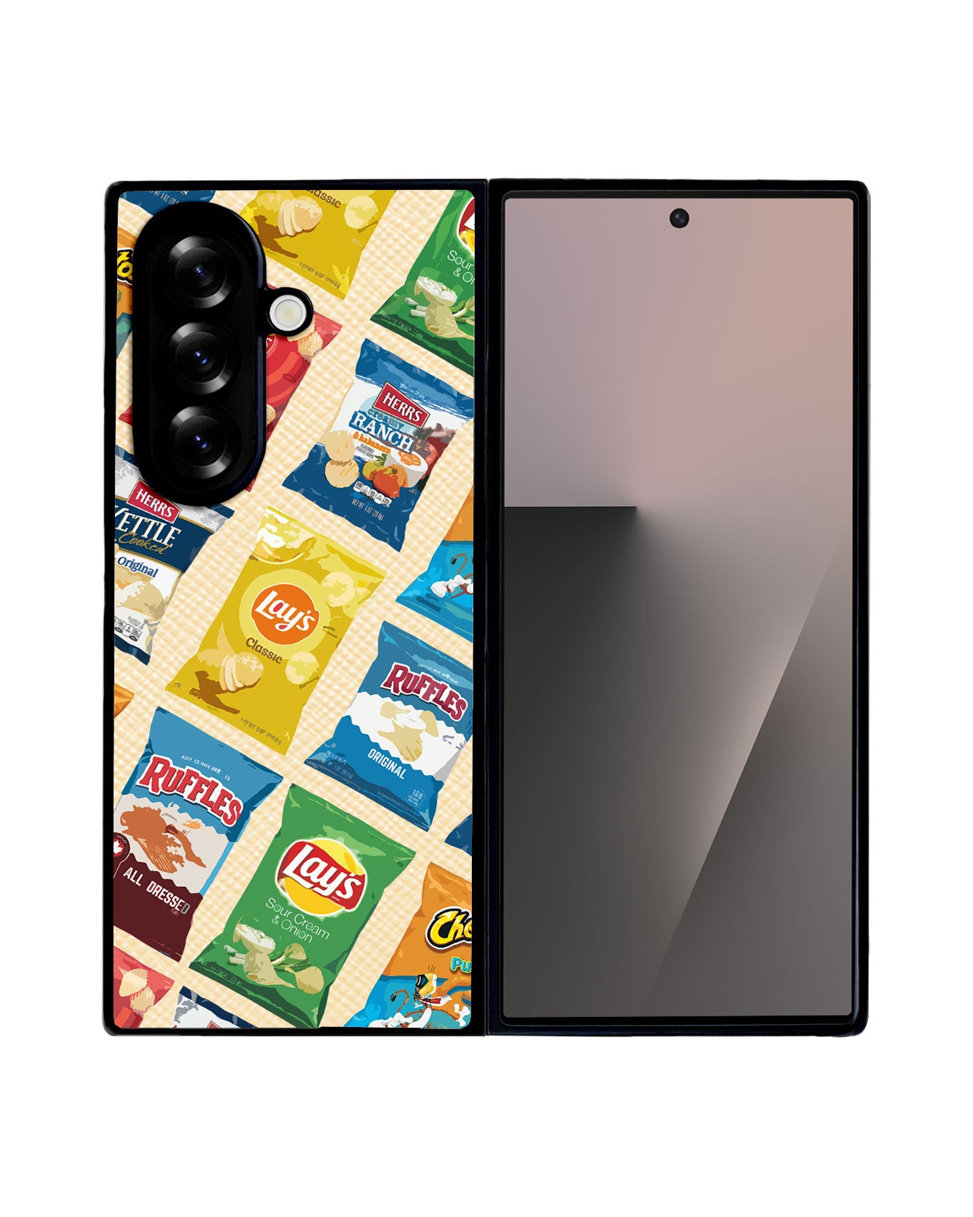 Android Flip / Fold Leather Grip - Crisps