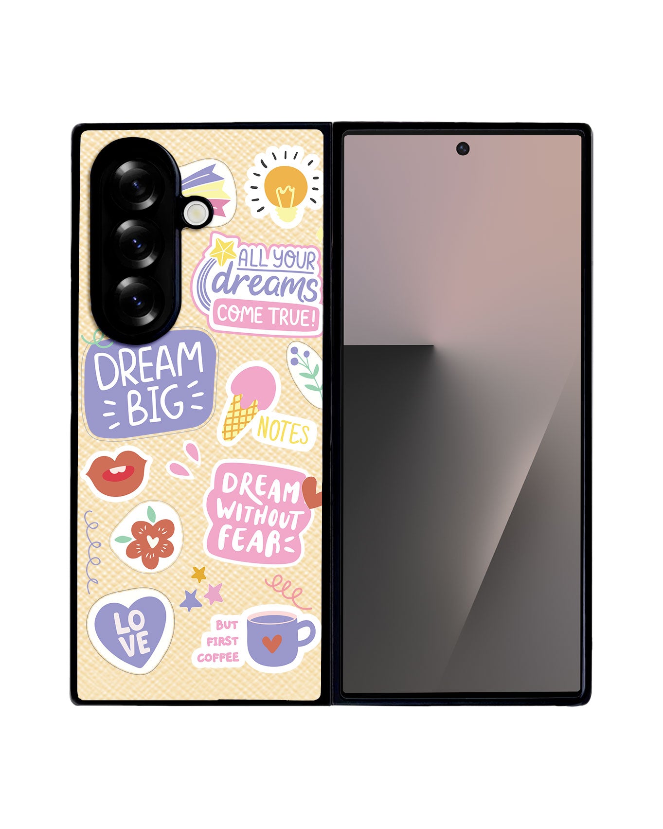 Android Flip / Fold Leather Grip - Dream Sticker Pack
