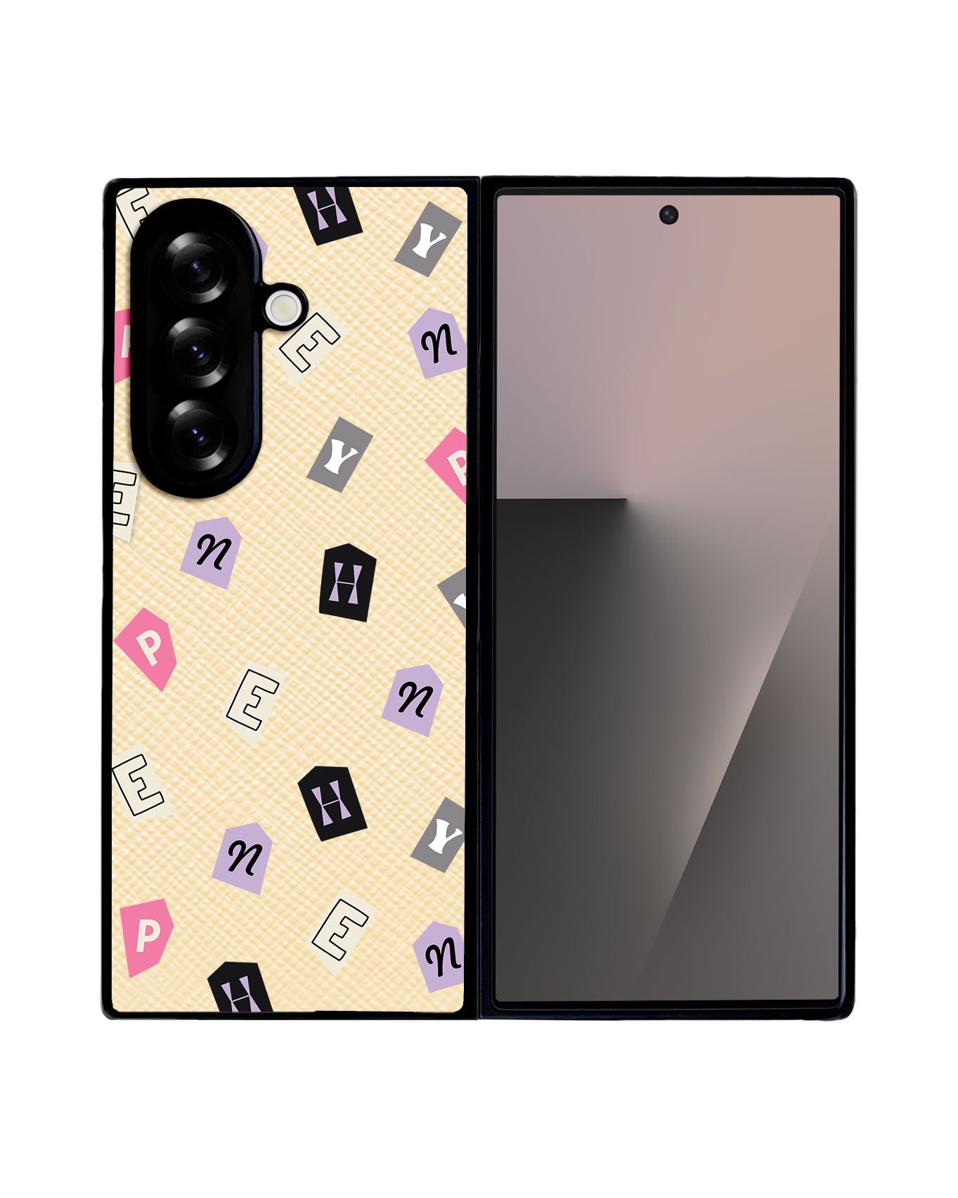 Android Flip / Fold Leather Grip - Enhypen Monogram