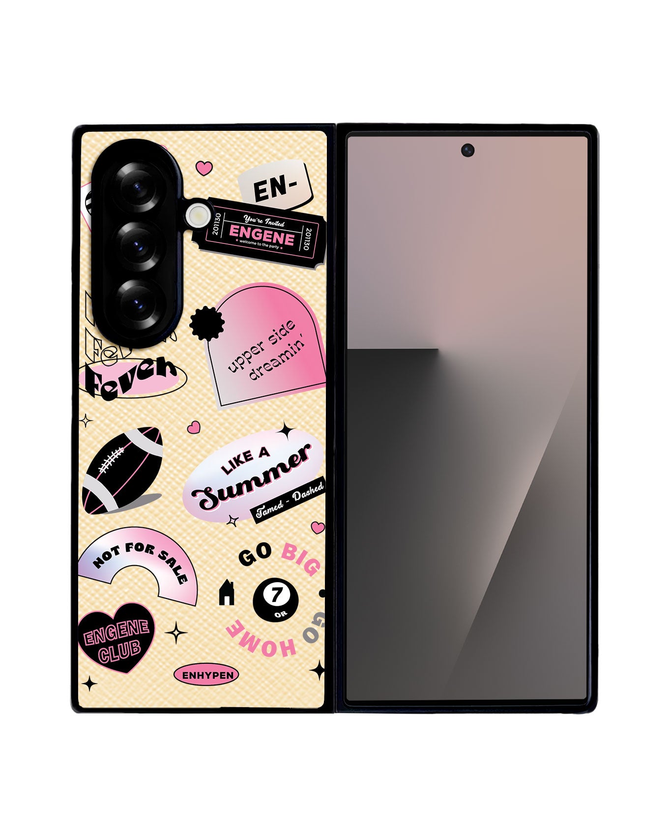 Android Flip / Fold Leather Grip - Enhypen Sticker Pack