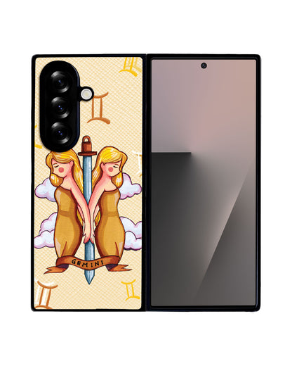 Android Flip / Fold Leather Grip - Gemini