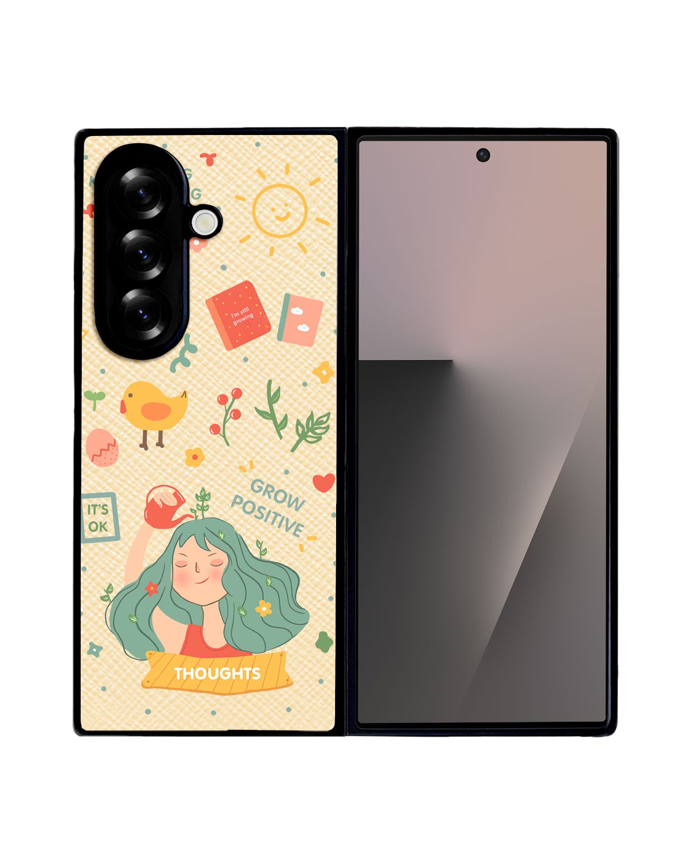 Android Flip / Fold Leather Grip - Grow