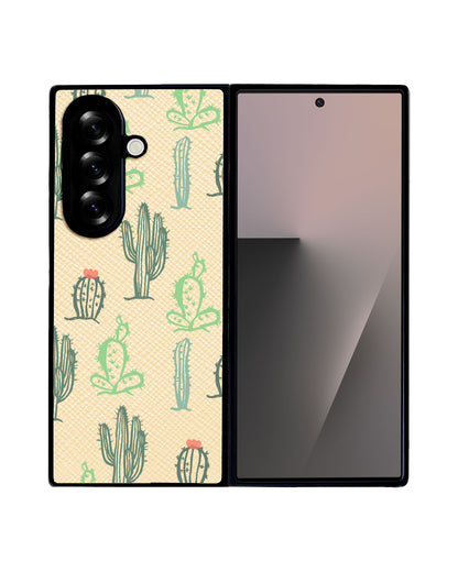 Android Flip / Fold Leather Grip - Cactus