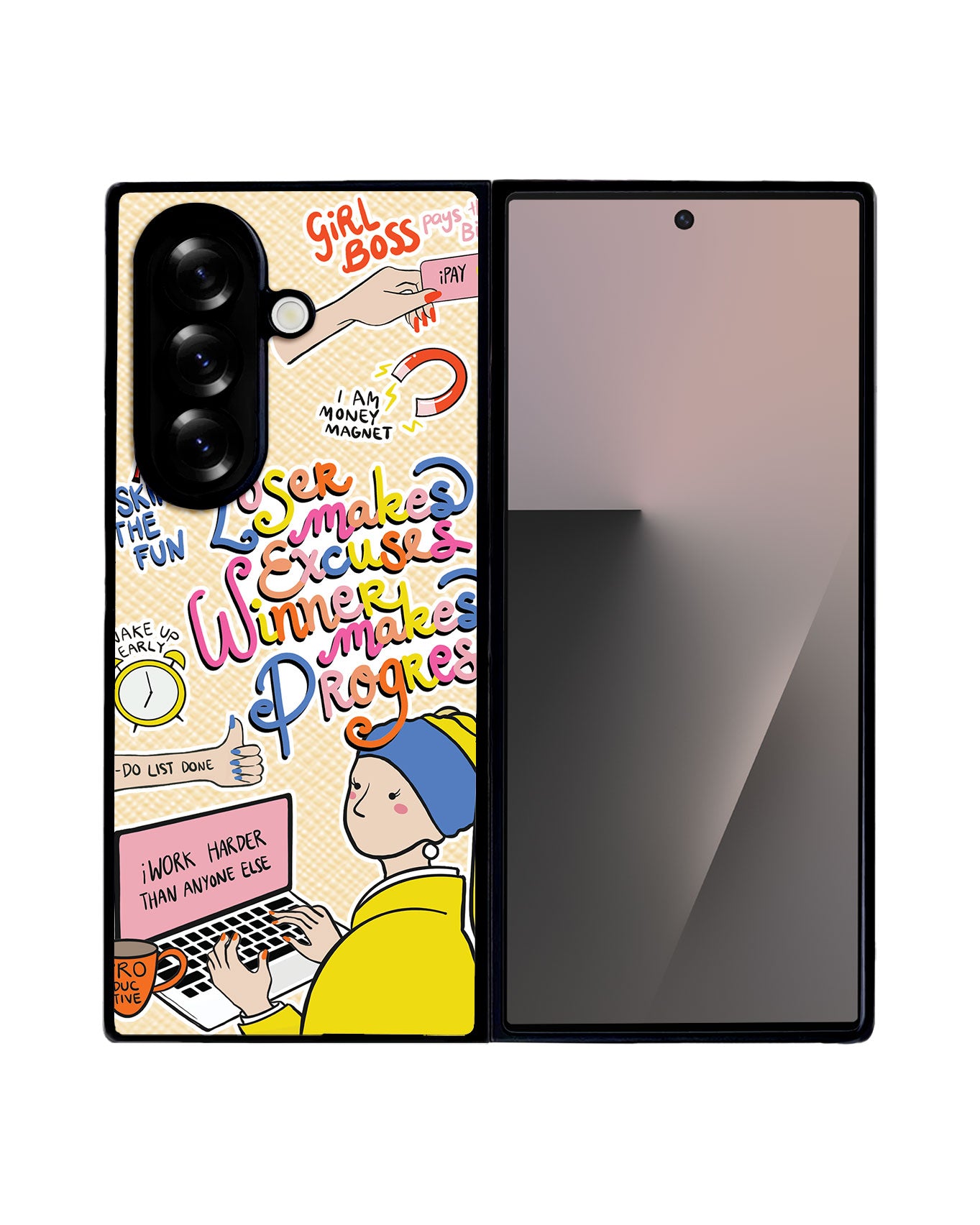 Android Flip / Fold Leather Grip - Ambitch