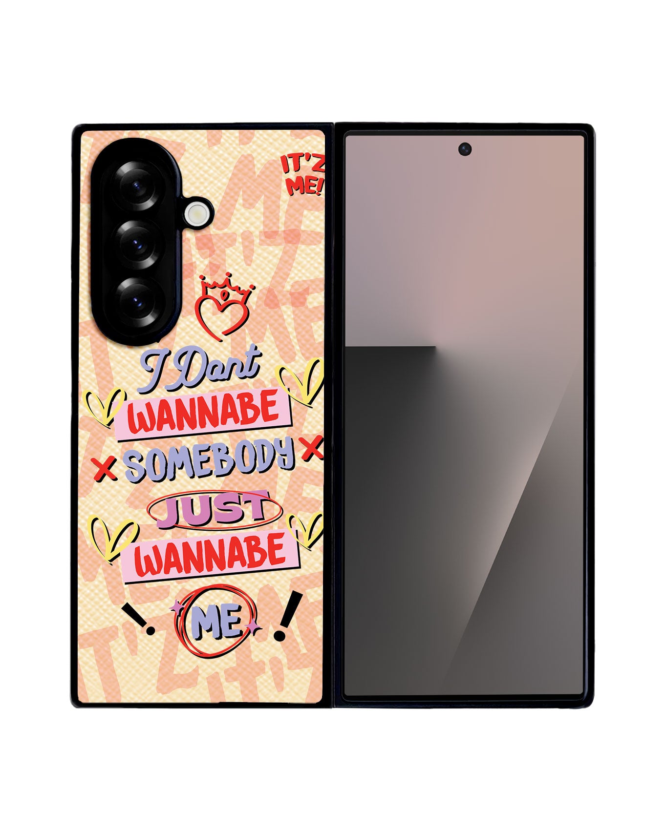 Android Flip / Fold Leather Grip - Itzy Itz Me