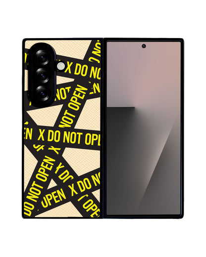 Android Flip / Fold Leather Grip - Do Not Open 1.0