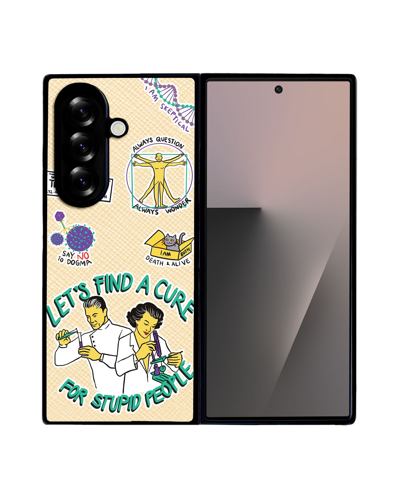 Android Flip / Fold Leather Grip - Science 2.0