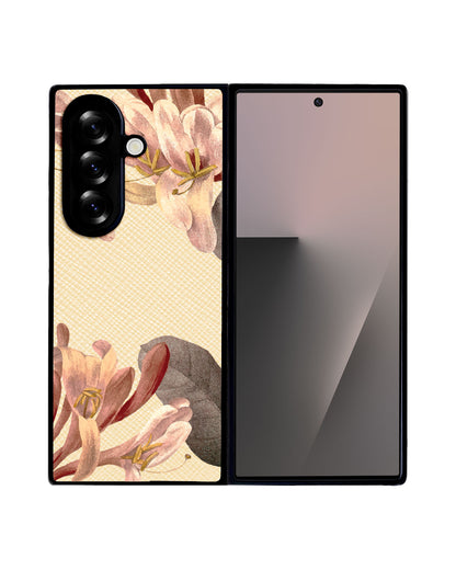 Android Flip / Fold Leather Grip - June Honey Suckle