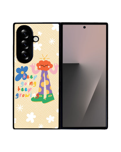 Android Flip / Fold Leather Grip - Keep Growing