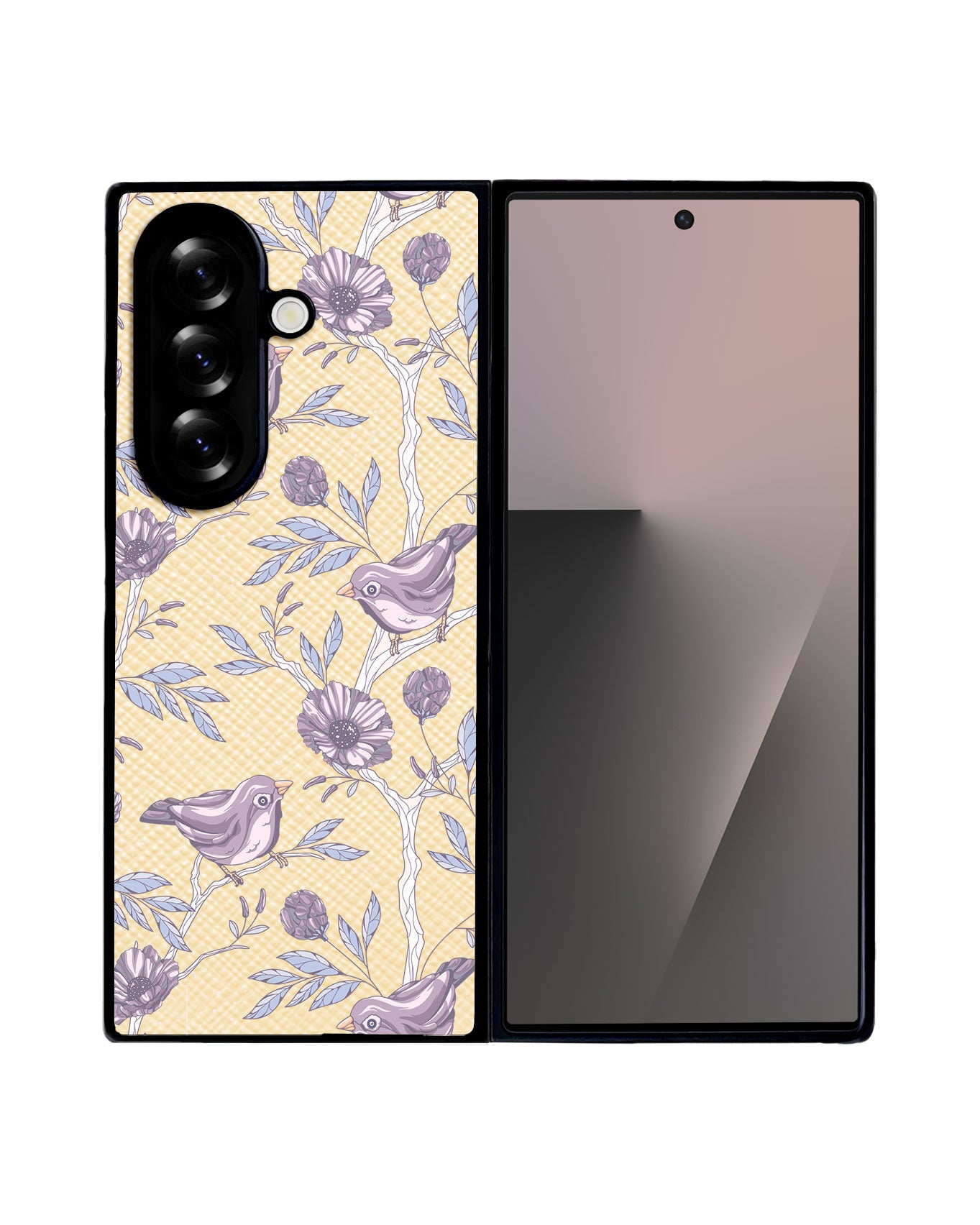 Android Flip / Fold Leather Grip - Lovebird 15.0