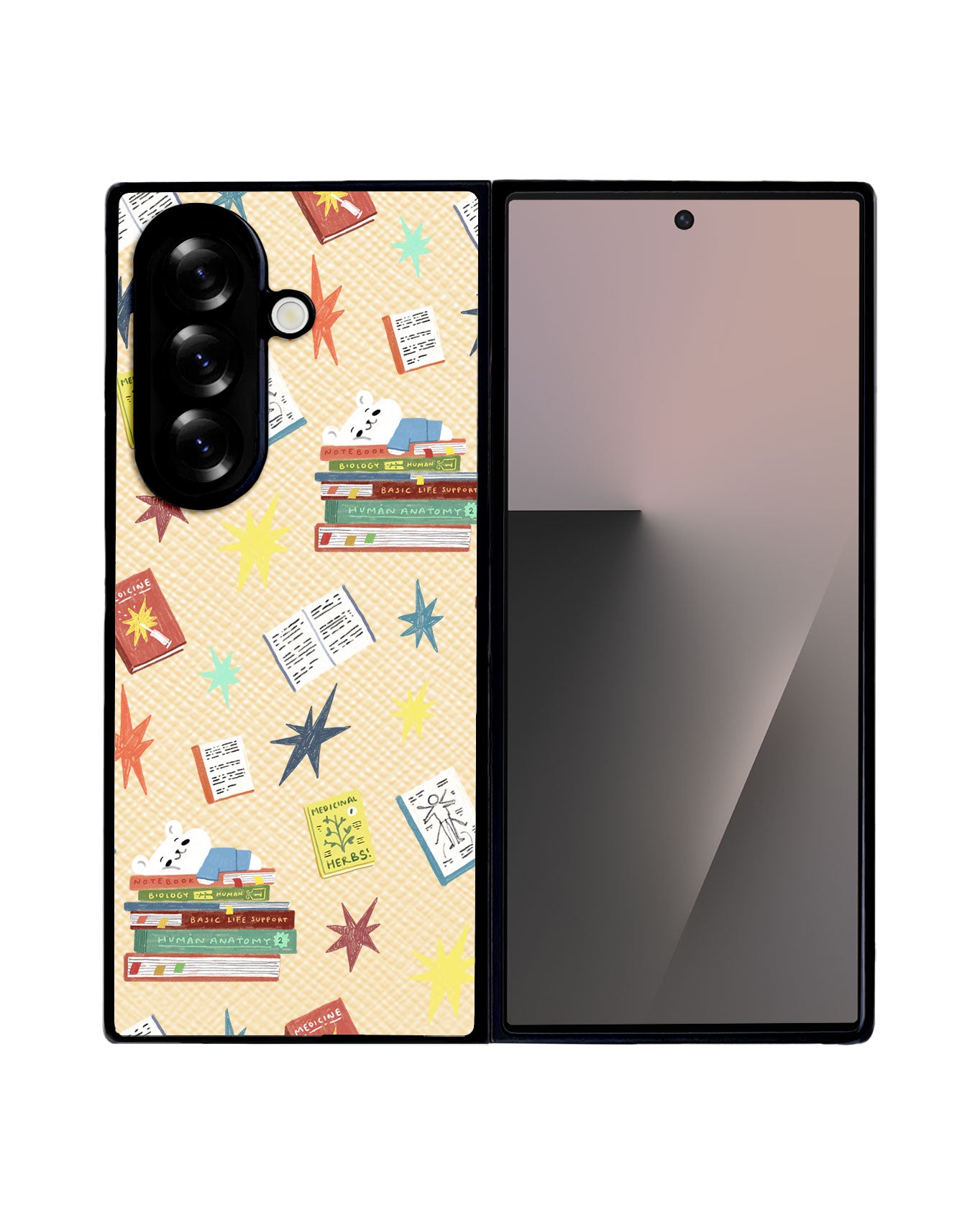 Android Flip / Fold Leather Grip - Let Me Sleep