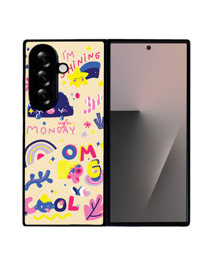 Android Flip / Fold Leather Grip - Monday my Day