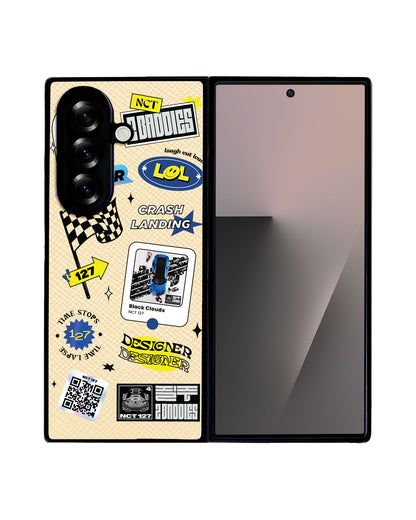 Android Flip / Fold Leather Grip - NCT 127 Sticker Pack