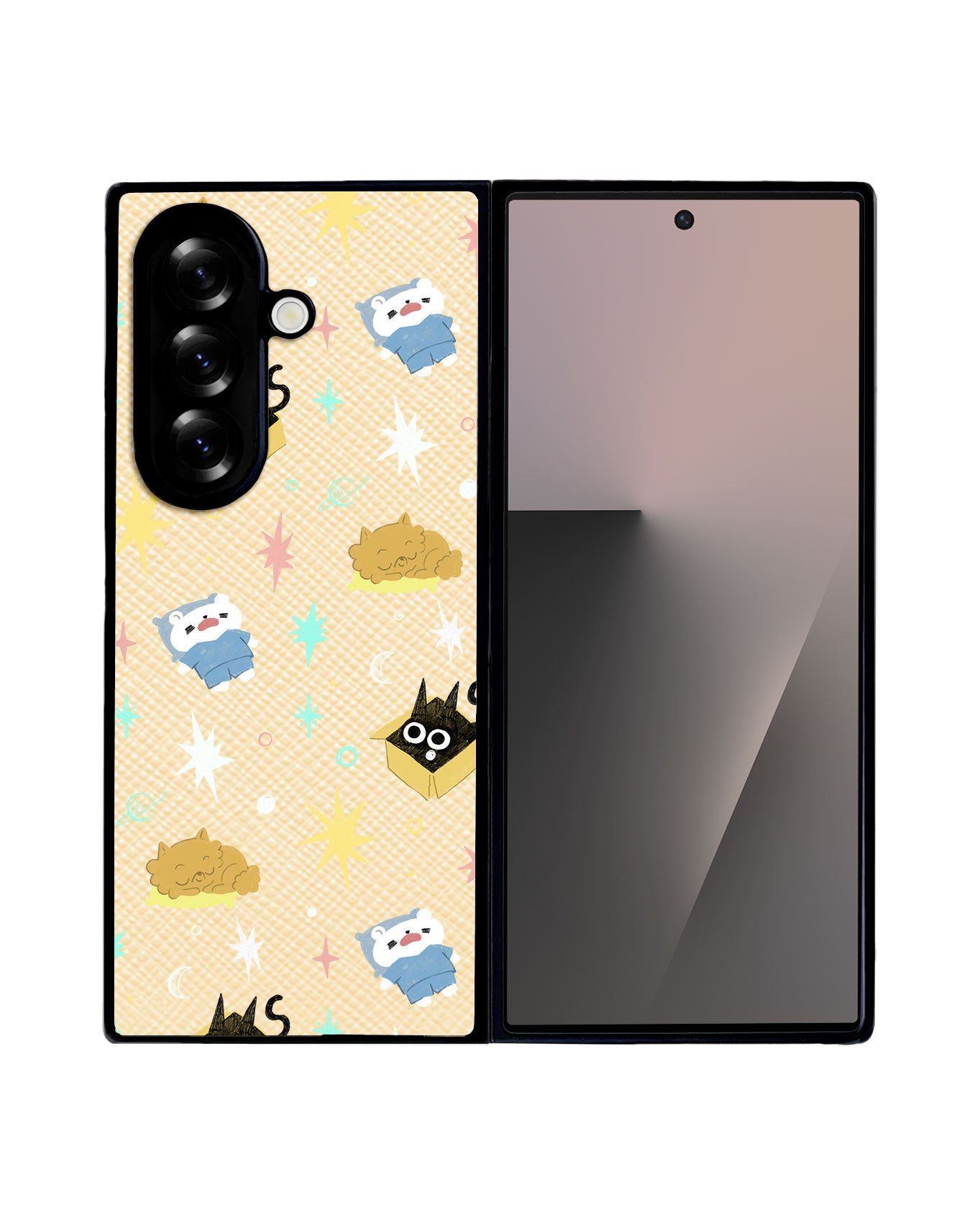 Android Flip / Fold Leather Grip - Nightover