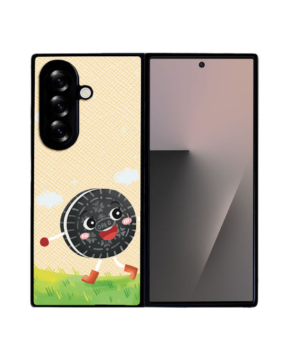 Android Flip / Fold Leather Grip - Cookies to my Milk (Couple Case)