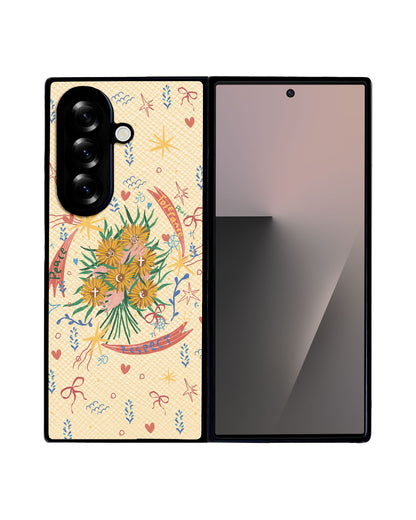 Android Flip / Fold Leather Grip - Peace