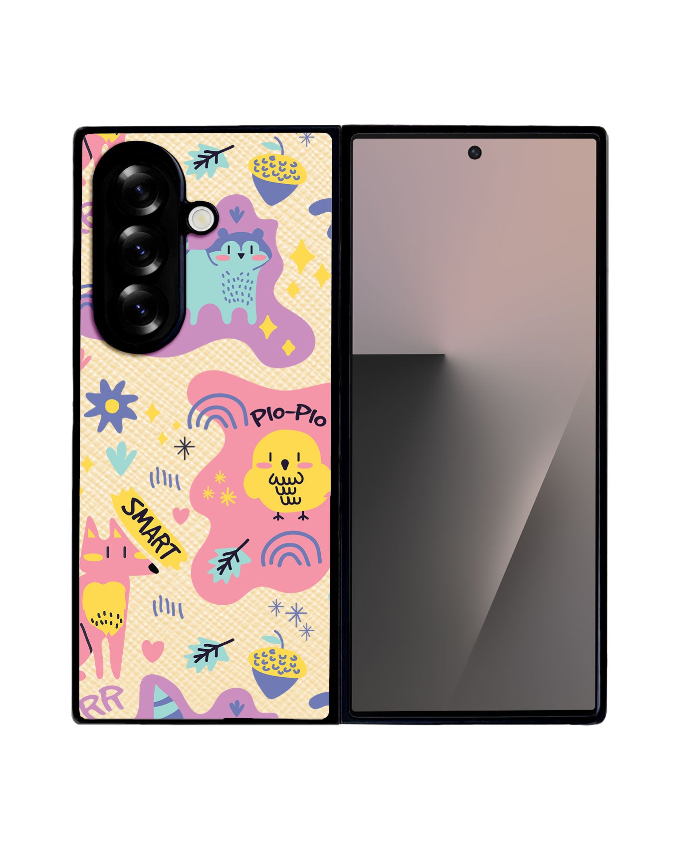 Android Flip / Fold Leather Grip - Pio n Friends