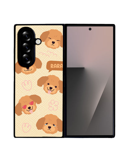Android Flip / Fold Leather Grip - Poodle Squad 3.0