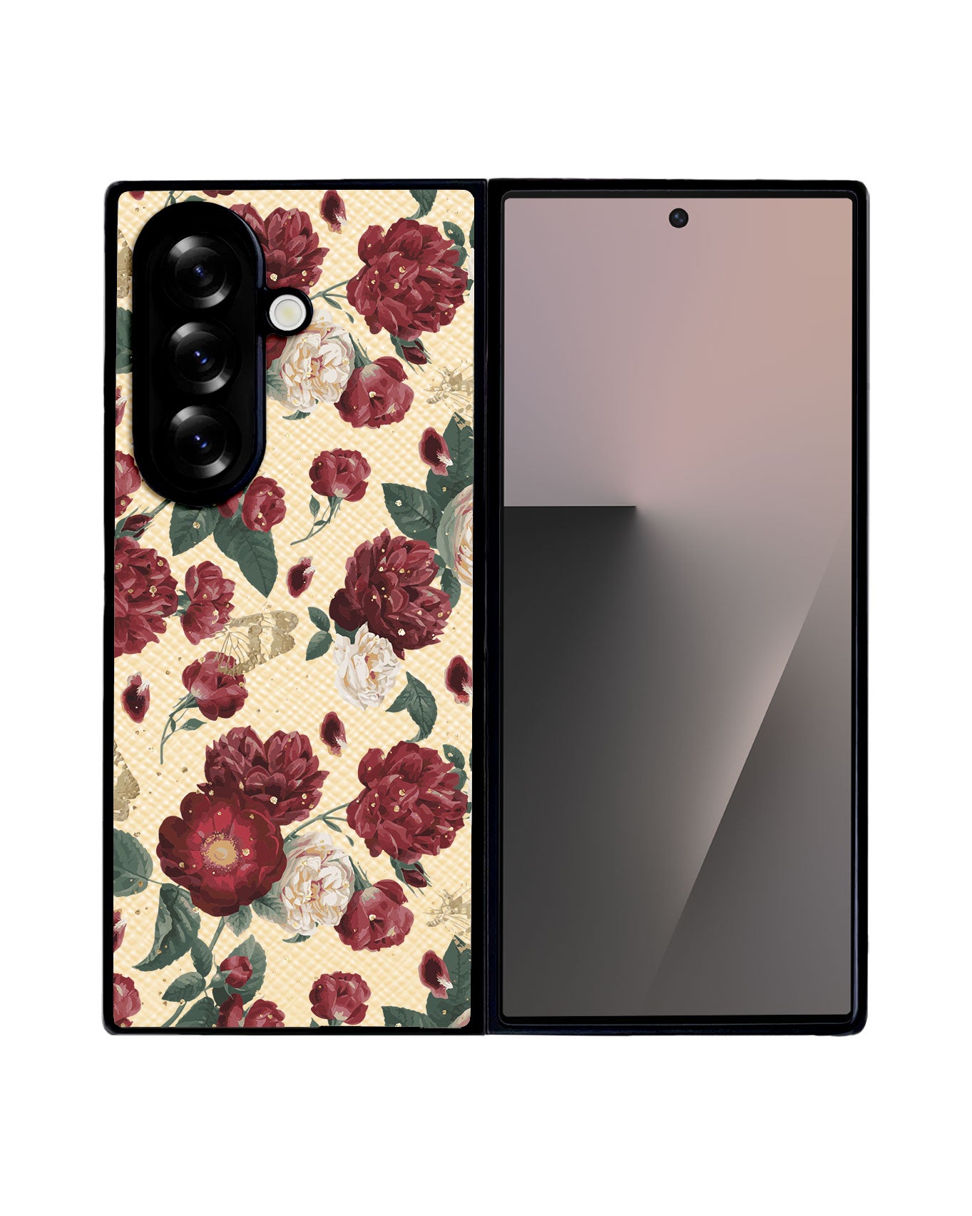 Android Flip / Fold Leather Grip - Rosalie