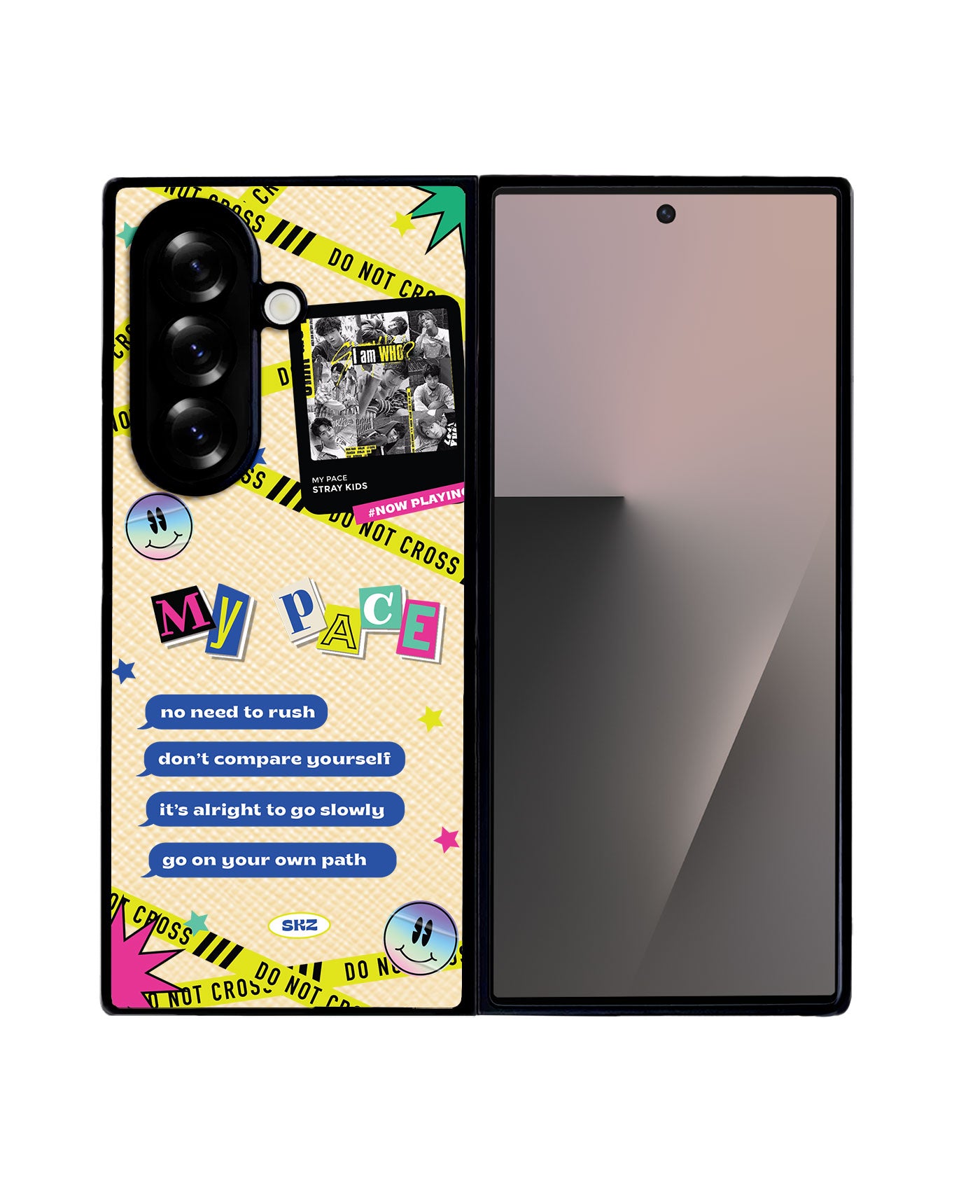 Android Flip / Fold Leather Grip - Stray Kidz My Pace