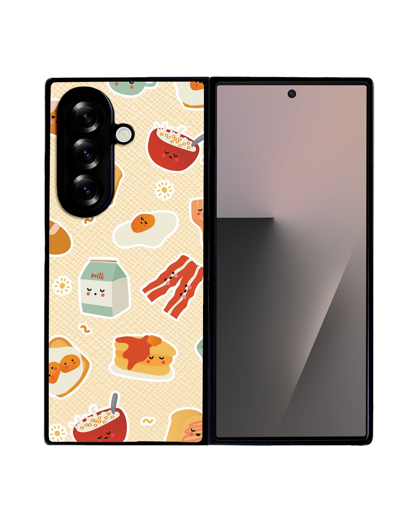 Android Flip / Fold Leather Grip - English Breakfast