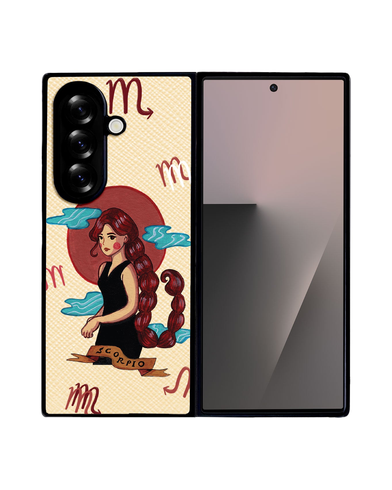 Android Flip / Fold Leather Grip - Scorpio