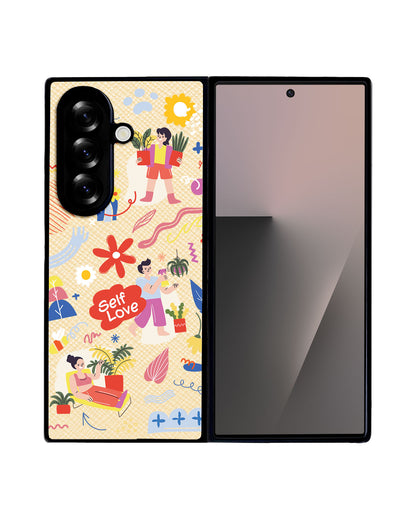Android Flip / Fold Leather Grip - Self Love Sticker Pack 1.0