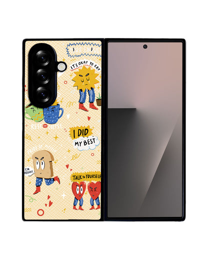 Android Flip / Fold Leather Grip - Selfless Love 3.0