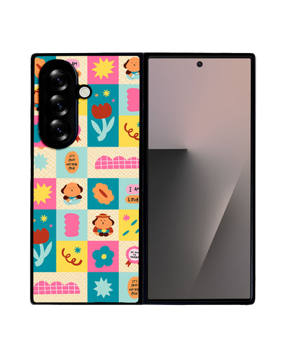 Android Flip / Fold Leather Grip - Selflove Cubicle