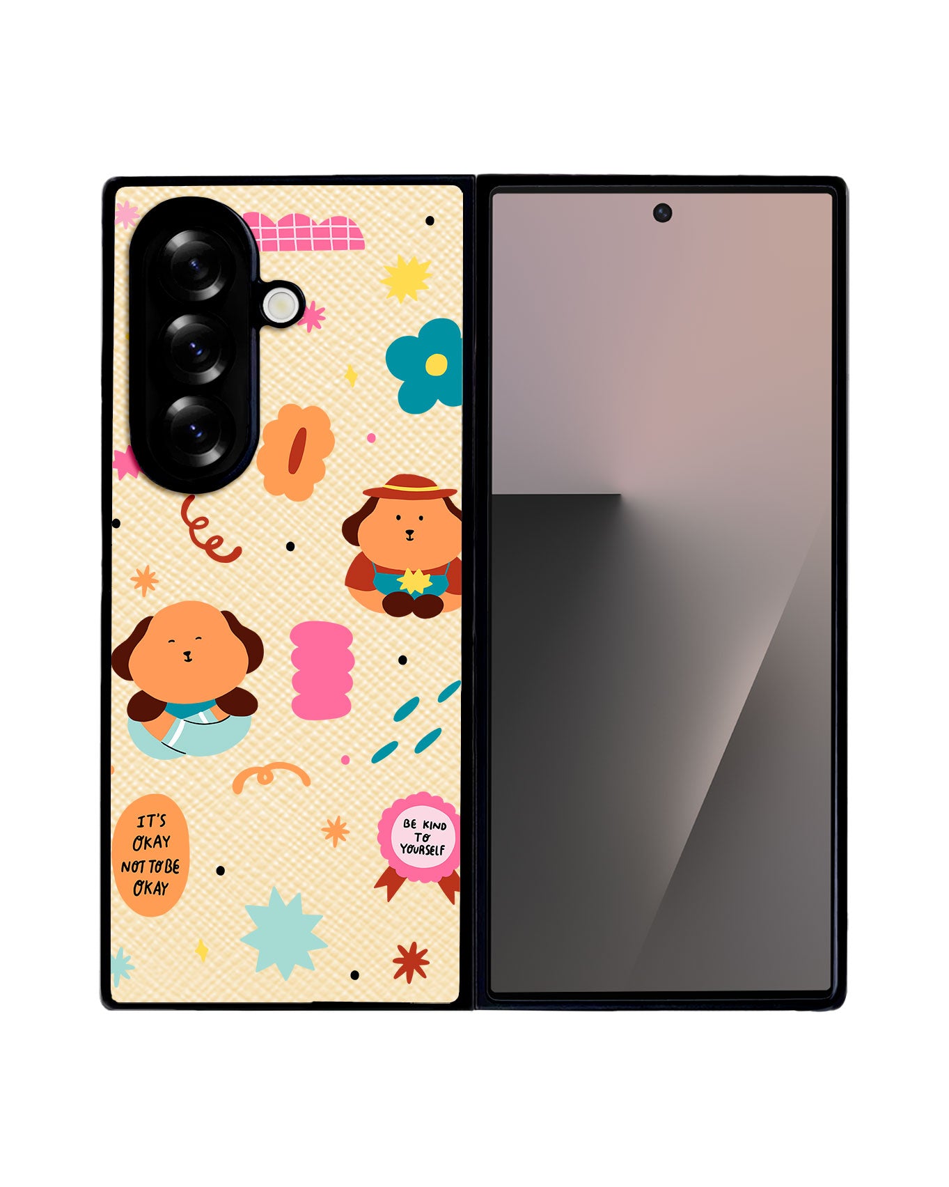 Android Flip / Fold Leather Grip - Selflove Garden