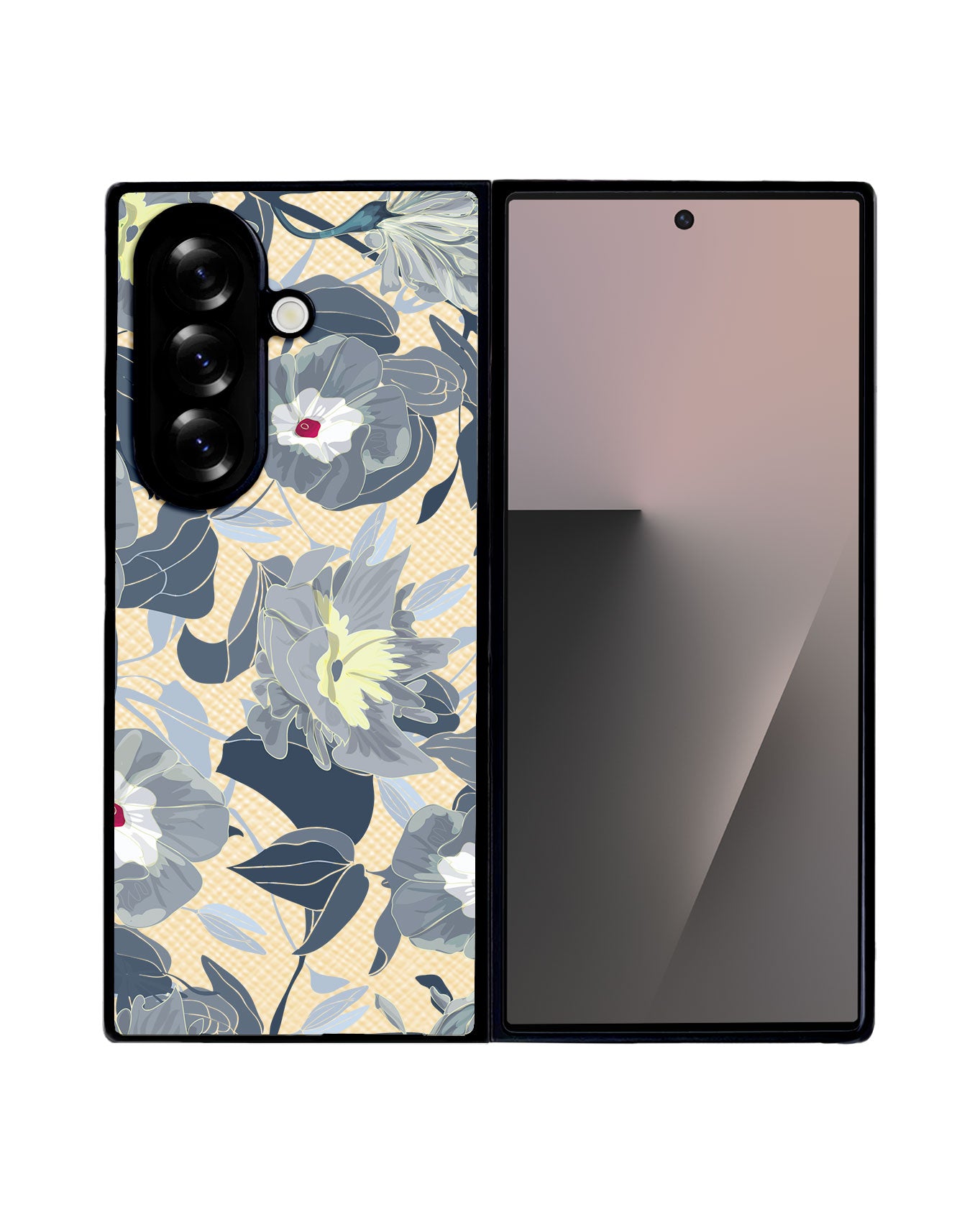 Android Flip / Fold Leather Grip - September Morning Glory