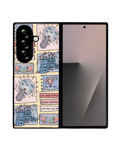 Android Flip / Fold Leather Grip - Shine