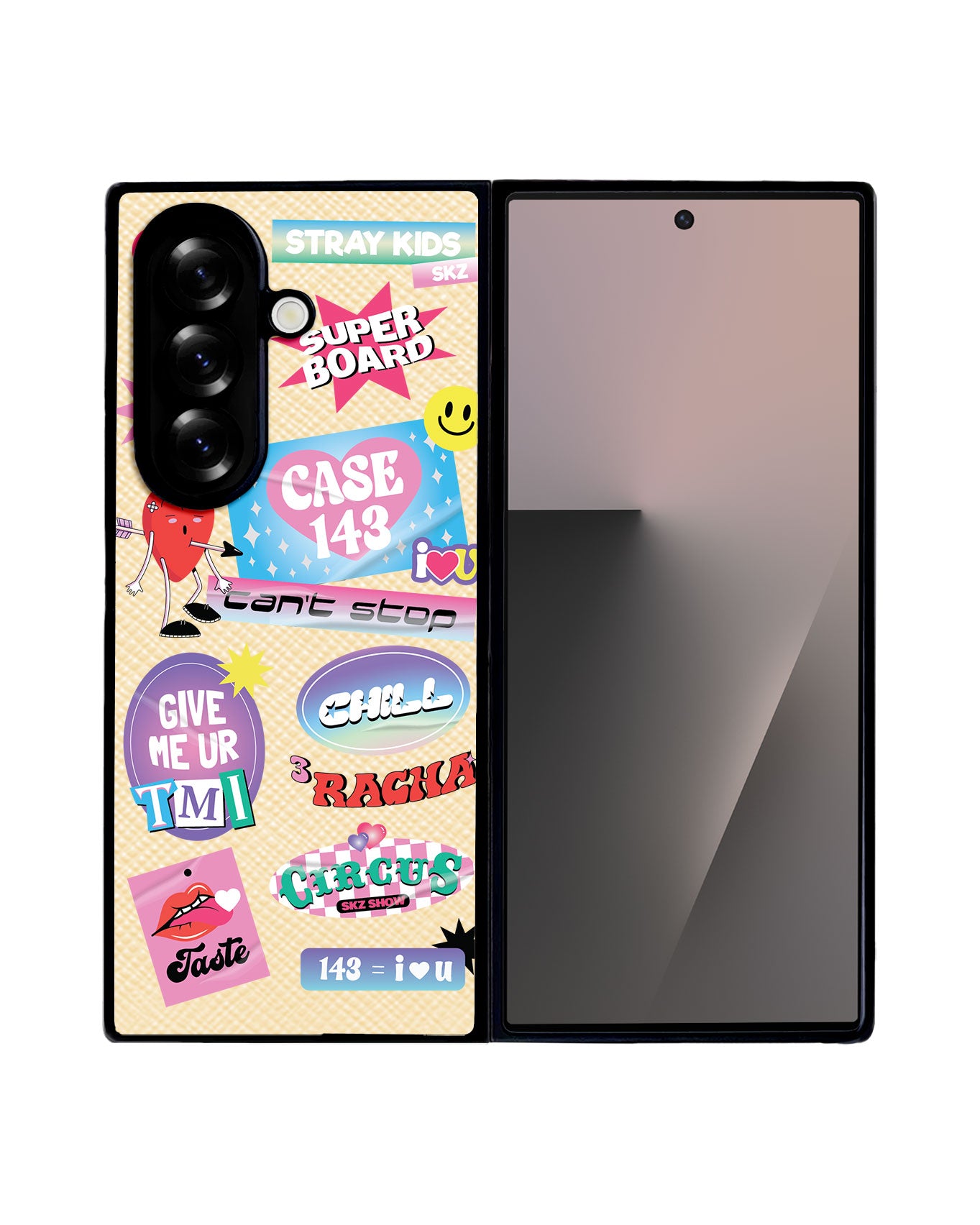 Android Flip / Fold Leather Grip - Stray Kids Case 143