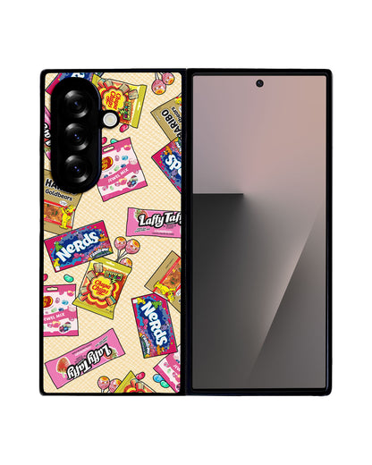 Android Flip / Fold Leather Grip - Sweets and Gummies