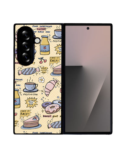 Android Flip / Fold Leather Grip - Sweets