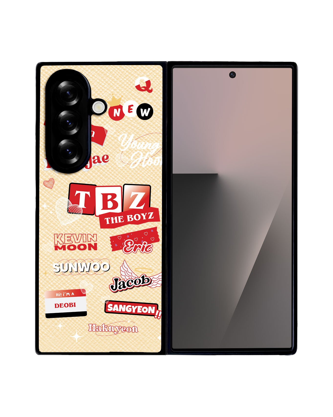 Android Flip / Fold Leather Grip - The Boyz Members