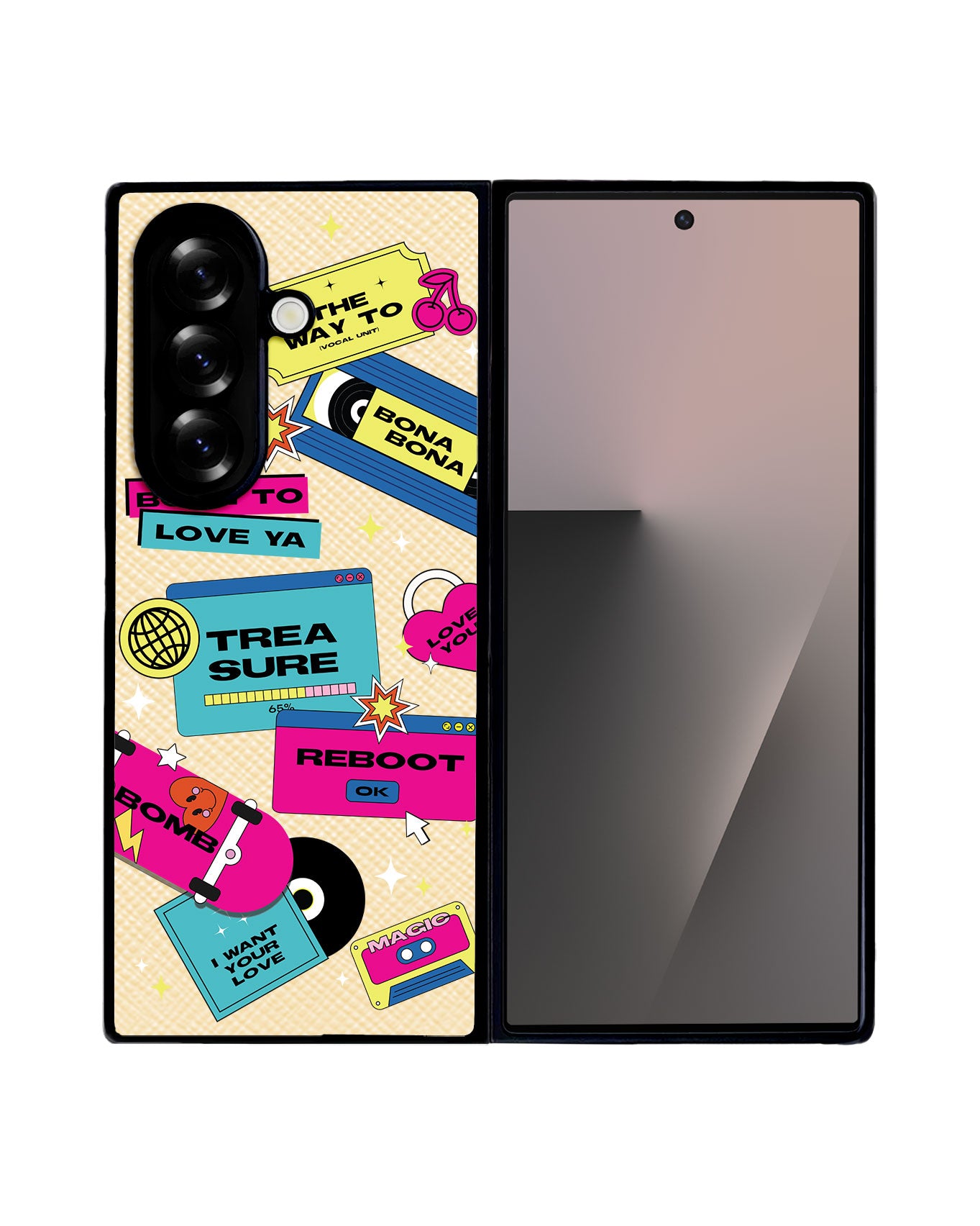 Android Flip / Fold Leather Grip - Treasure Reboot