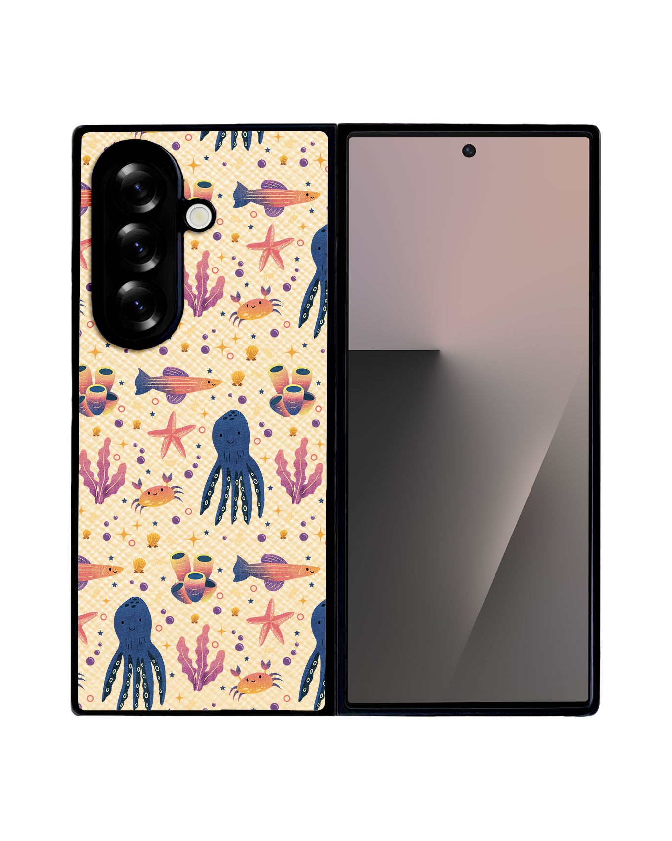 Android Flip / Fold Leather Grip - Underwater Dreams 1.0