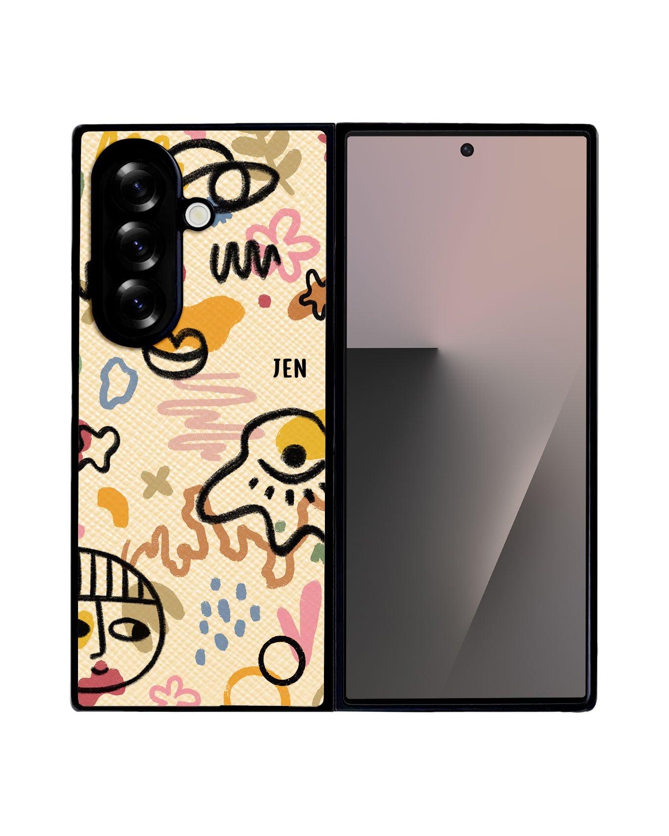 Android Flip / Fold Leather Grip - Abstract 3.0