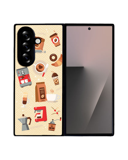 Android Flip / Fold Leather Grip - Barista