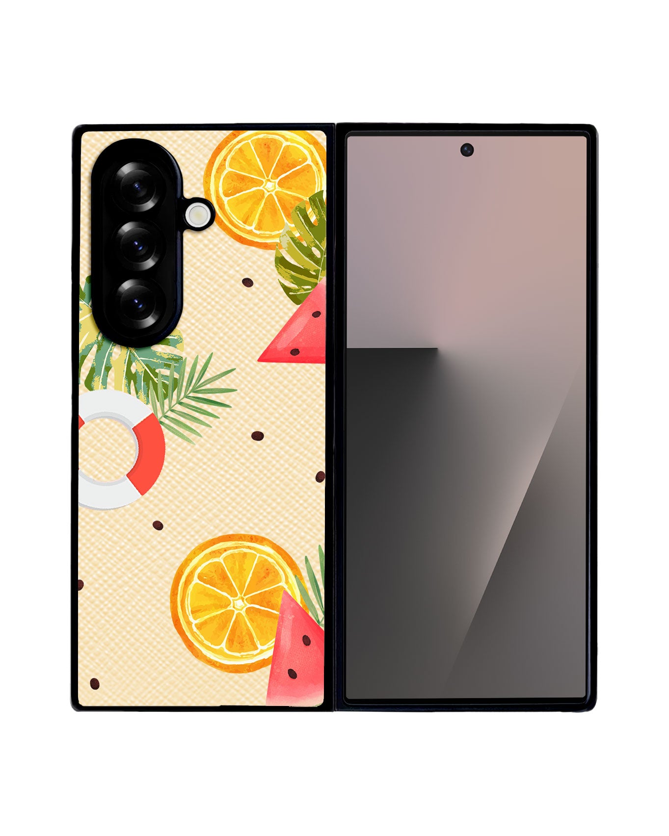 Android Flip / Fold Leather Grip - Caribbean Vibes