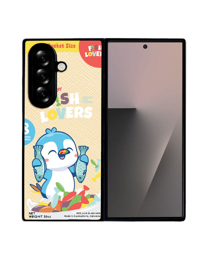 Android Flip / Fold Leather Grip - Fish Lovers