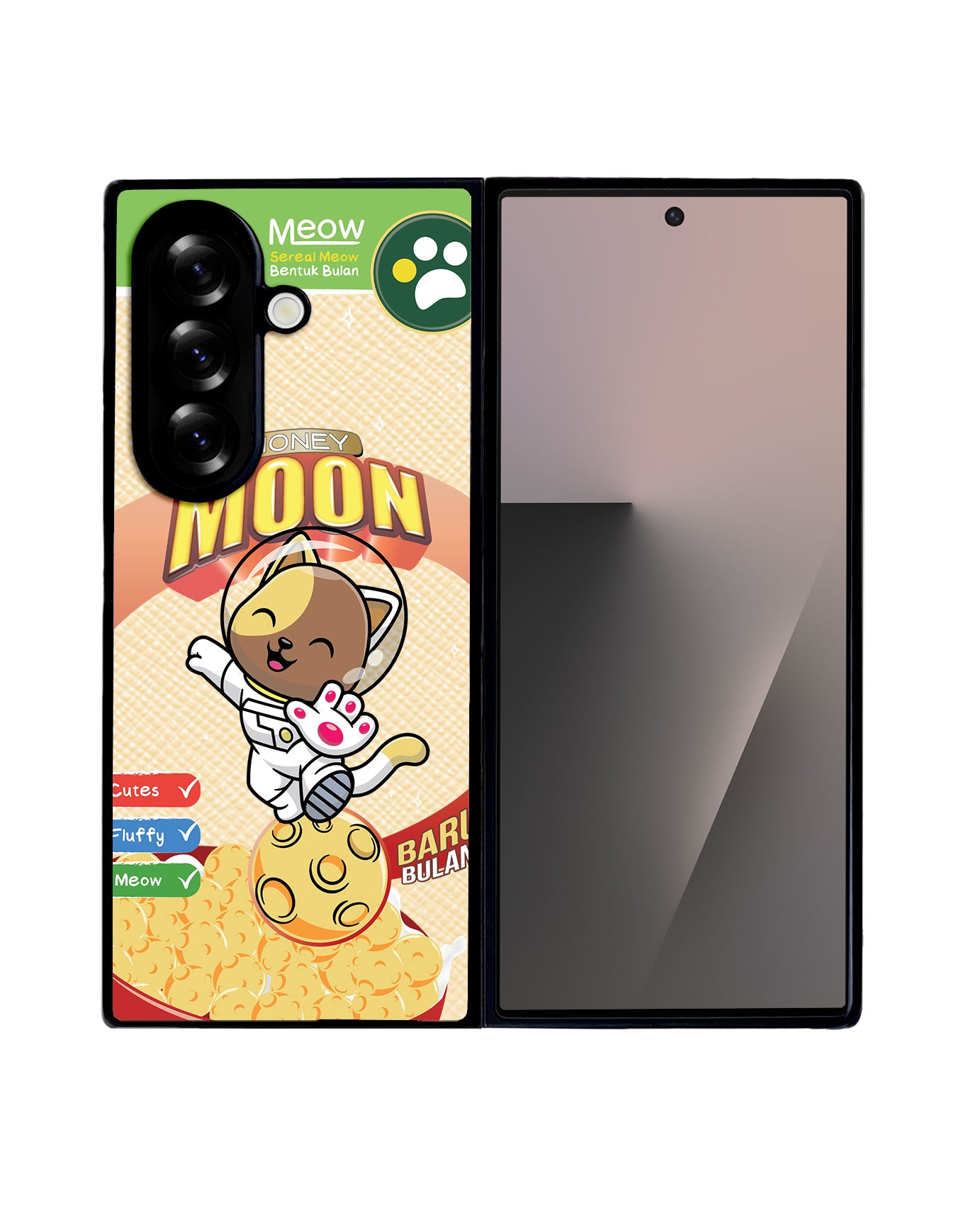 Android Flip / Fold Leather Grip - Honey Moon