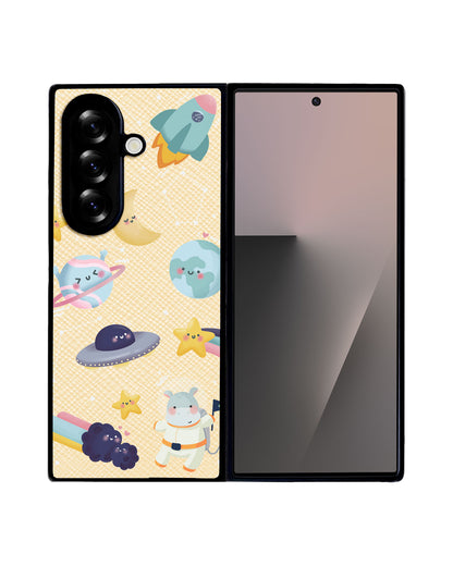 Android Flip / Fold Leather Grip - Galaxy (Artevefacts)