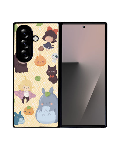 Android Flip / Fold Leather Grip - Ghibli