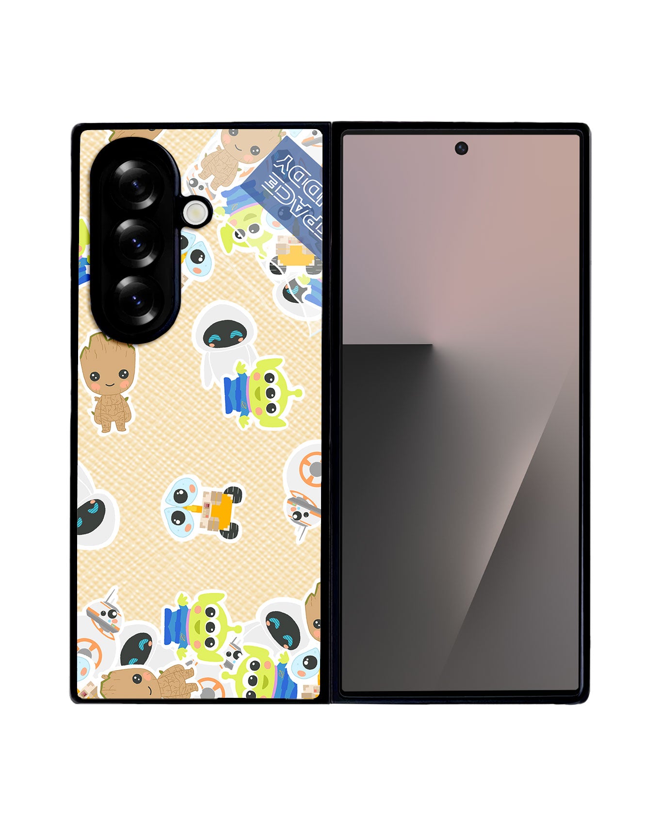 Android Flip / Fold Leather Grip - Buddy Space