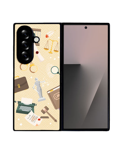 Android Flip / Fold Leather Grip - Lawyer